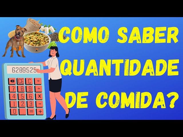 Quantidade de Comida para Cachorro, Calcule Facilmente!