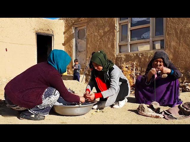 زندگی روستایی افغانستان - یک روز زندگی روستا نشینان روستاهای کوهستانی افغانستان