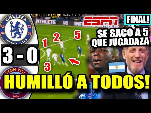 UNA LOCURA!! MOISES CAICEDO HUMILLÓ A TODOS CON BRUTAL JUGADAZA EN GOLEADA HOY CON CHELSEA "MAGIA"