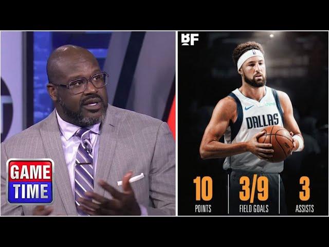 NBA Gametime reacts to Klay Thompson scores 10-Pts in preseason debut as Mavs lose to Jazz 107-102