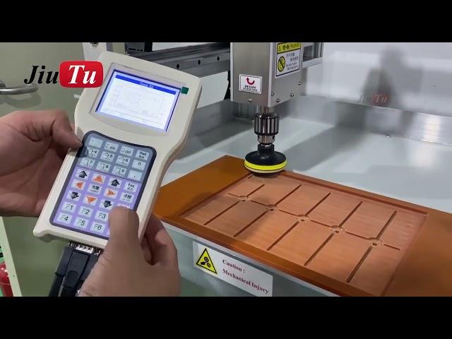 Jiutu LCD Screen Scratch Remover Grinding Machine For iPhone Samsung iPad Dry Polishing Machine