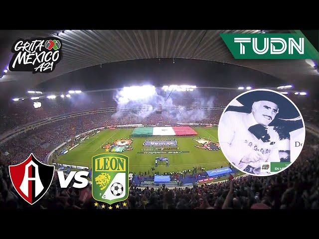 ¡Al cielo! Minuto de aplausos a Vicente Fernández | Atlas 0-0 León | Grita México AP2021 | TUDN