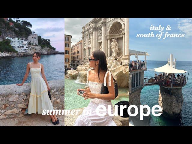 summer in europe (good eats and things to do in italy and south of france!)