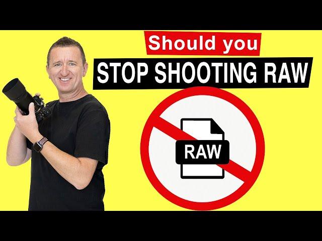 Should you STOP shooting RAW images? What is the best image format for you and your photography?