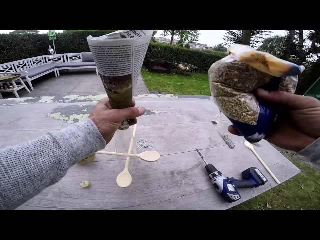 How to make a bird feeder
