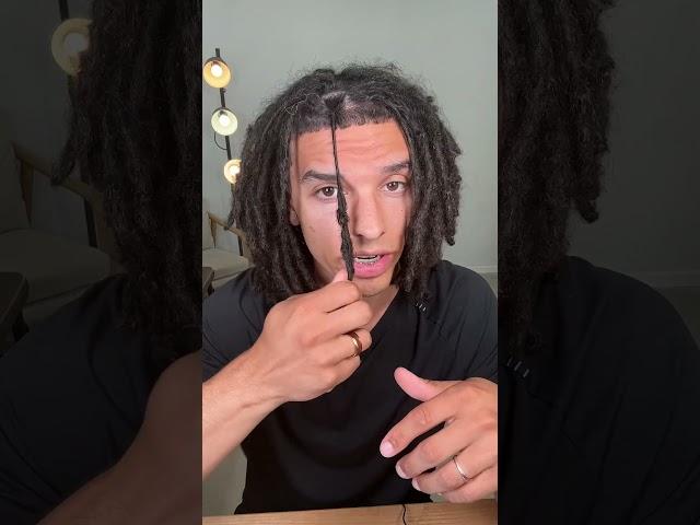 How to fix thin dreads #dreads #locs