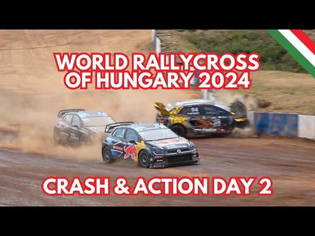 WORLD RX OF HUNGARY 2024 | SUNDAY HIGHLIGHTS | BEST OF CRASH & ACTION