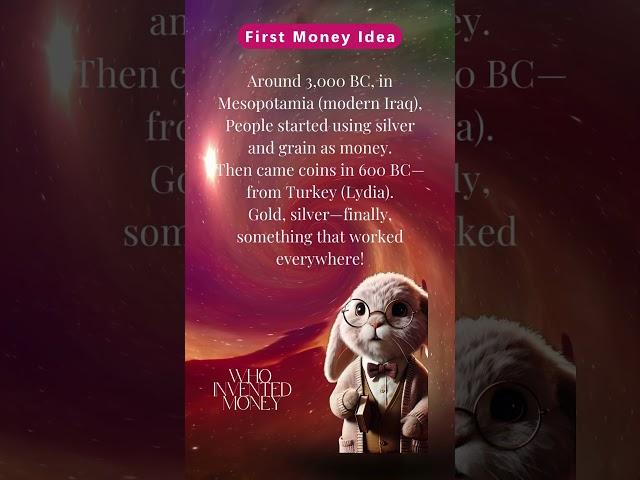 Who invented Money? | Prof Rabbit explains #amazing #amazingfacts #brainfacts