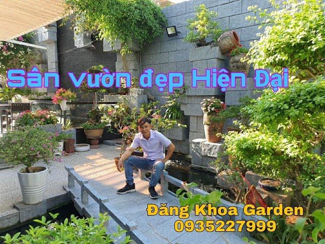 Mẫu Sân vườn đẹp hiện đại ngay trung tâm TP Đà Nẵng. Thiết kế, thi công Sân vườn, Hồ cá koi, Hồ bơi