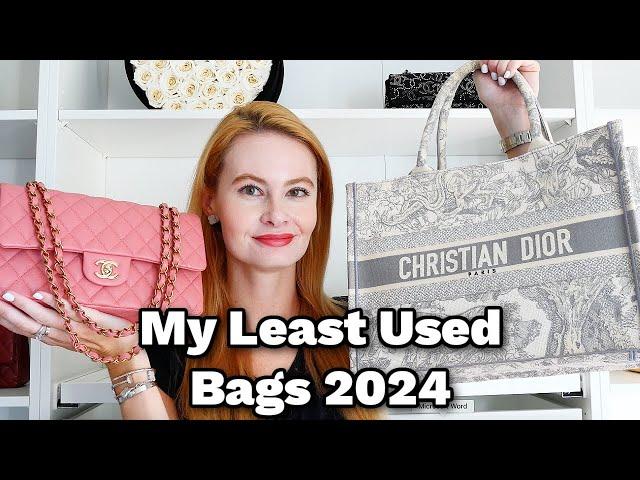 My Least Used Bags 2024  || Chanel, Dior, LV & more