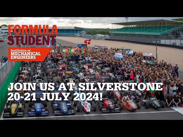 Join us for Formula Student 2024 at Silverstone!
