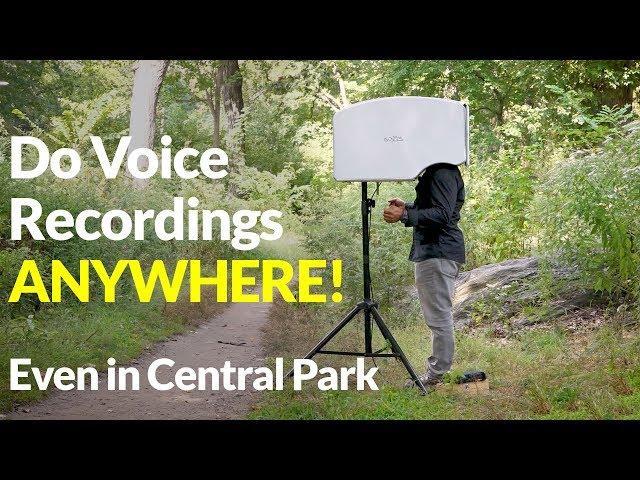 Do Voice Recordings ANYWHERE! Even in Central Park | ISOVOX 2 Vocal Booth