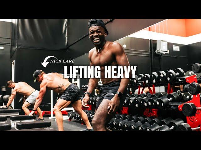weight training like NICK BARE | running / lifting