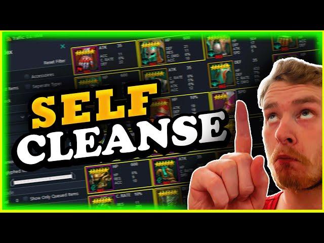 GEAR CLEANSE IN 20 SECONDS!! RSL Helper | Raid: Shadow Legends