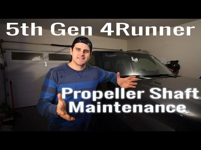 How To Lubricate The Propeller Shafts On Your 5th Gen 4Runner