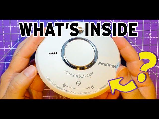 What's inside a Fire Angel Smoke Detector - and can you harvest or replace the cell?