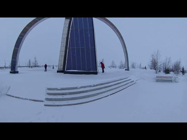 Салехард. Стела "66 Параллель"