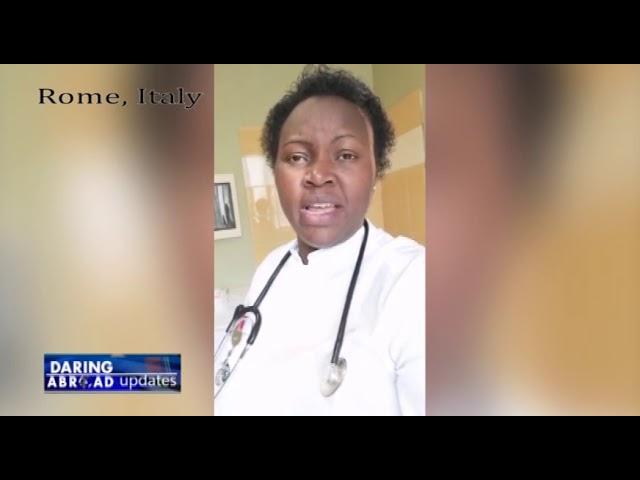 Stay at Home, Kenyan Nurse in Italy Warns Kenyans