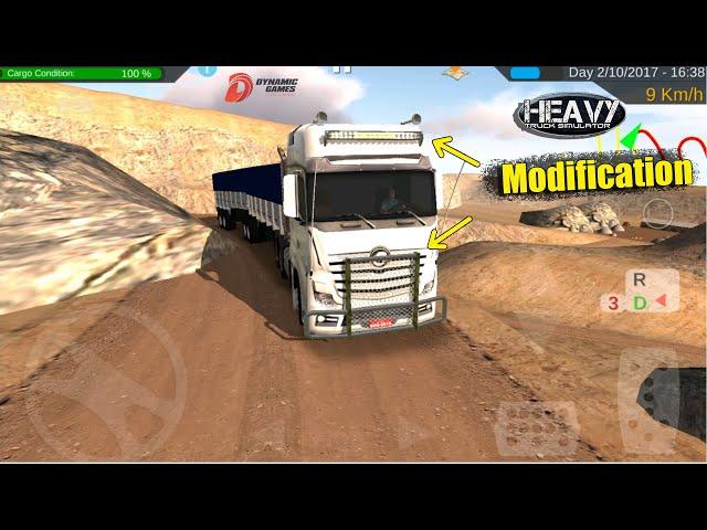 Heavy Truck Simulator| Mercedes Benz Modificação | Modification