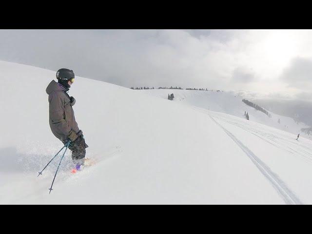 UNREAL Skiing In Vail's Back Bowls!!