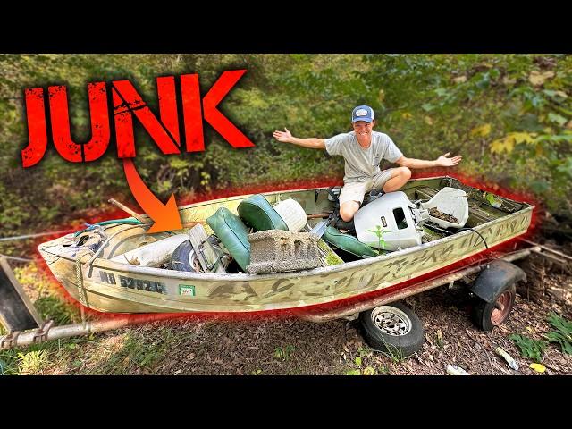 I BUILT a boat from JUNK