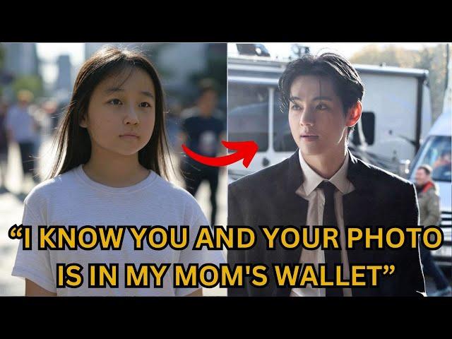 Little Girl Says To Taehyung “I Know You, Your Picture Is In My Mom's Wallet”. Who is she?
