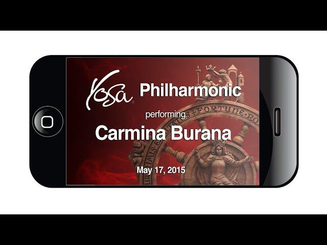 YOSA Philharmonic performs Carmina Burana (HQ Audio and Video)