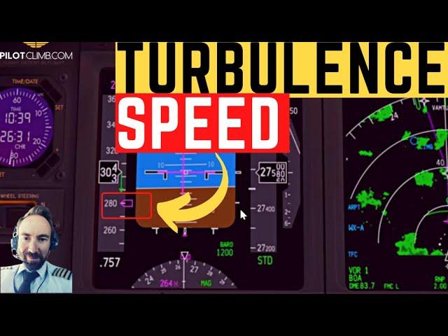 Best Turbulence Penetration Speed Explained - [Boeing 737 X-plane11].