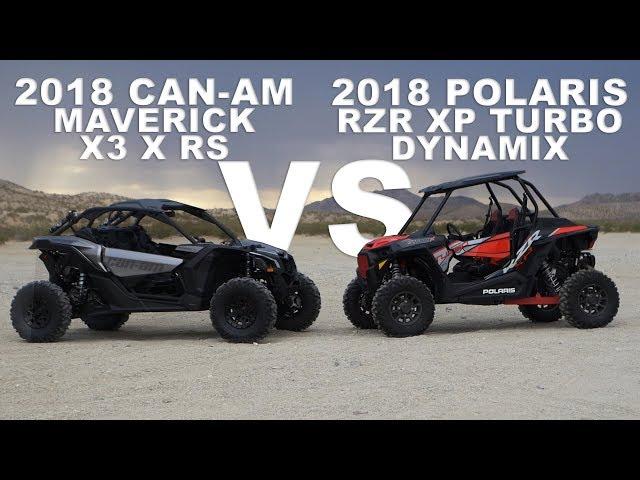 2018 Polaris RZR XP Turbo Dynamix VS Can Am Maverick X3 X RS