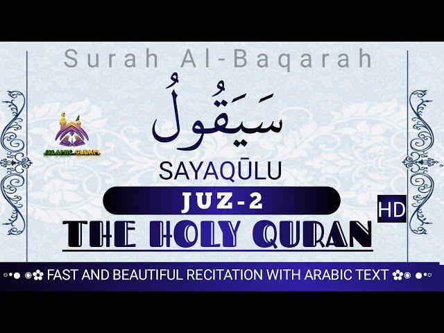 Juz-2: Beautiful Recitation of Quranʰᵈ | Fast Quran Tilawat | Heavenly | কুরআন তিলাওয়াত