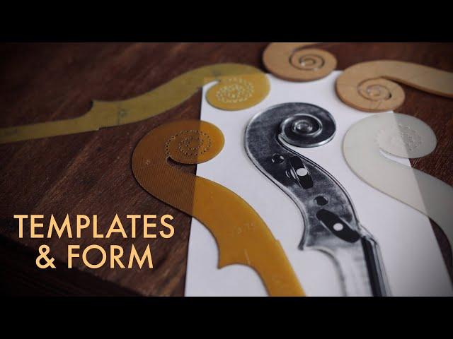 How to make the Templates and Form for your Violin