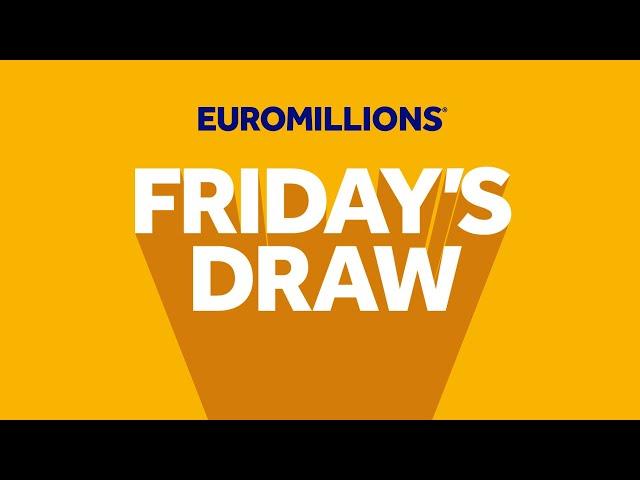 The National Lottery EuroMillions draw results from Friday 14 February 2025