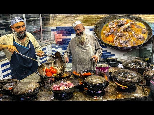 EXTREME PAKISTANI STREET FOOD - ULTIMATE PESHAWARI MUTTON KARAHI RECIPE | MUTTON STREET FOOD RECIPE