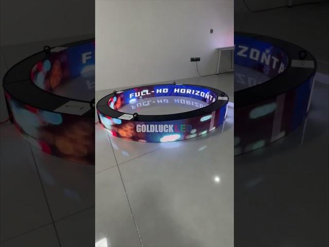 Goldluck Round LED Display Screens.#leddisplay #led #ytshorts #youtubeshorts