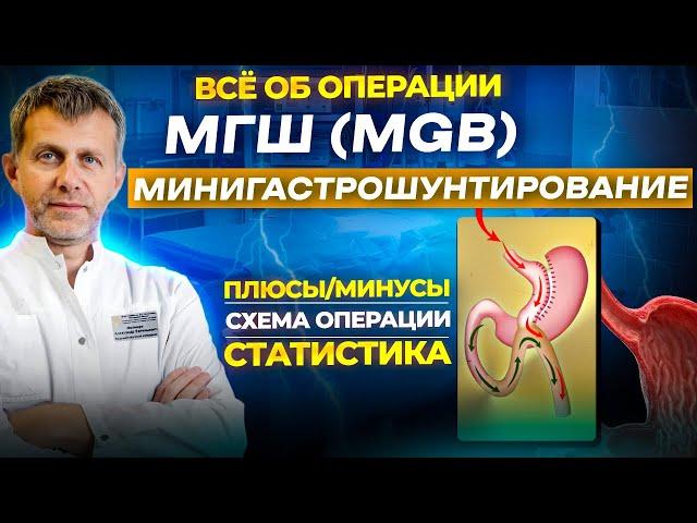 МИНИГАСТРОШУНТИРОВАНИЕ • БАРИАТРИЧЕСКАЯ ОПЕРАЦИЯ МГШ • РАЗБОР ОПЕРАЦИИ + СХЕМА • полный выпуск