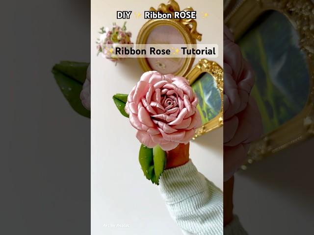 How to make a Rose | DIY Ribbon Rose Tutorial