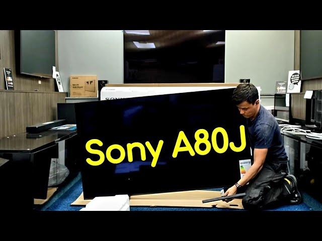 Sony 65" A80J OLED Unboxing, Setup and 4K HDR Video Demos