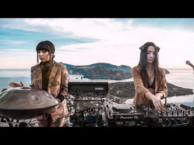 Giolì & Assia - #DiesisLive @Vulcano, Aeolian Islands [Handpan Set]