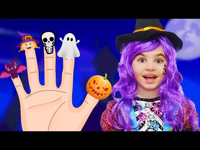 Halloween Finger Family | Halloween Kids Songs and Nursery Rhymes - Poli and Nick