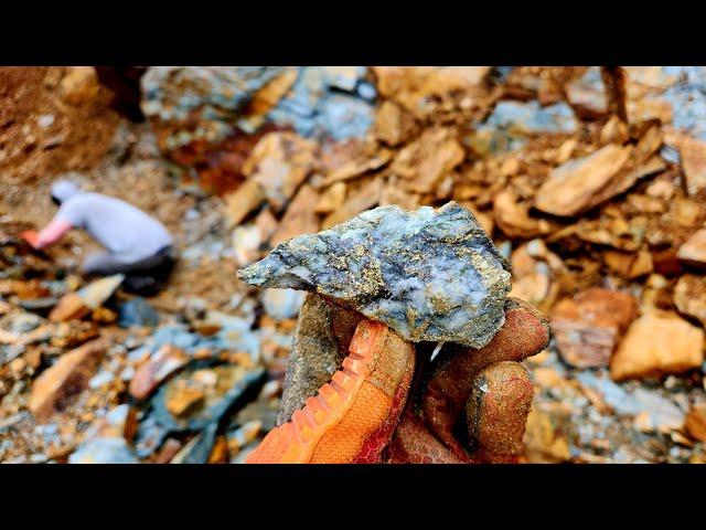 Large Quartz Vein Found In The Ditch On A New Logging Road!