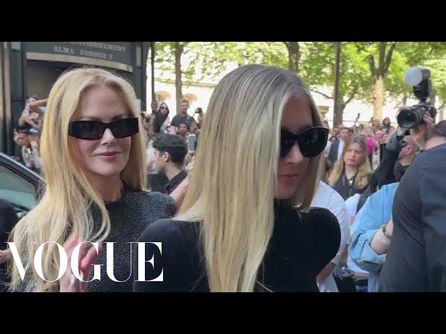 Nicole Kidman & Her Daughter Twinning at Balenciaga