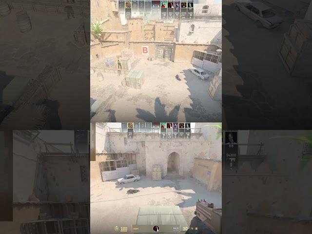1V5 NINJA DEFUSE DUST 2 #cs2 #viralvideo #shorts #ninja #india