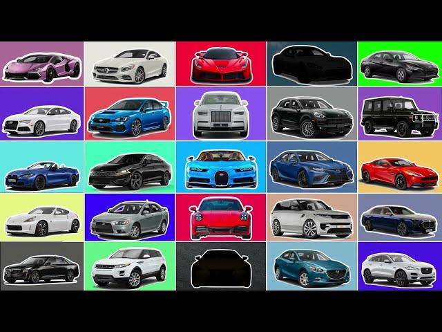 Car Quiz | GUESS THE CAR BRAND BY CAR | Famous Cars