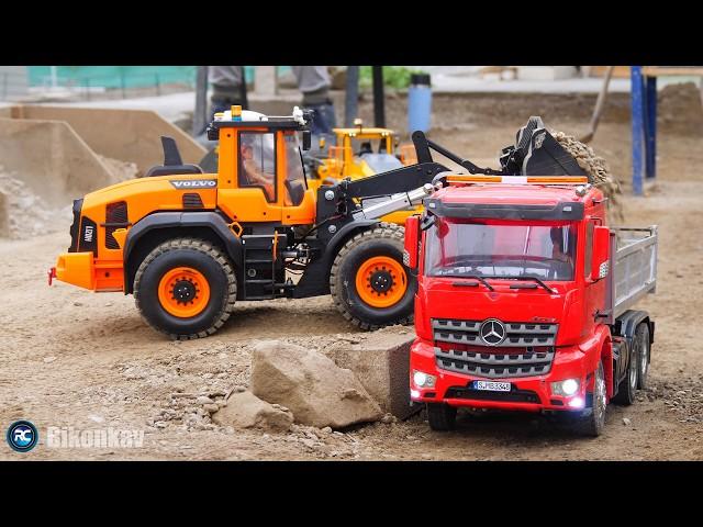 RC TRUCK & CONSTRUCTION SITE ACTION OF THE HIGHEST CLASS! INCREDIBLE DRIVING FUN UNDER A GLASS ROOF.