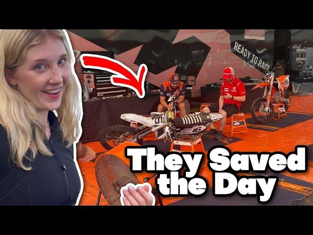 Factory Mechanics Fix Lillian's Bike at Loretta Lynns
