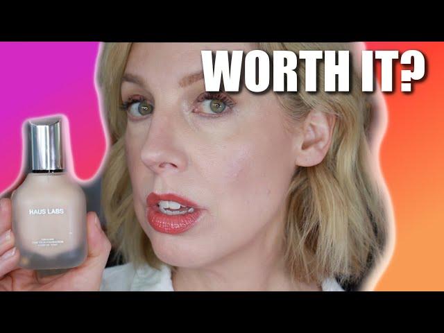 FINALLY! MY review of HAUS LABS FOUNDATION- worth it for mature skin?