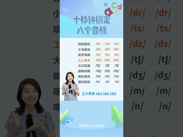 口诀秒记8个音标，英语这样学，再也不会忘~