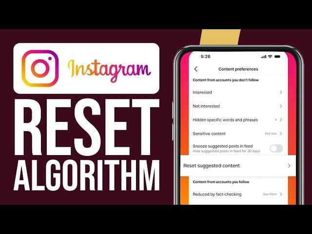 How To Reset Instagram Algorithm: IG New Update 2025