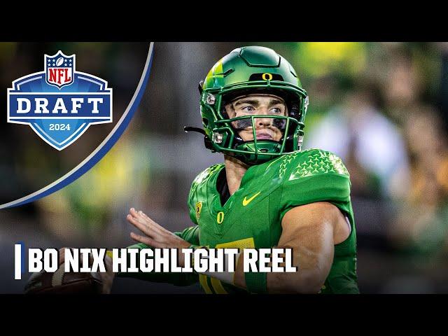 Bo Nix Highlight Reel: Denver Broncos select Oregon QB at No. 12 | 2024 NFL Draft