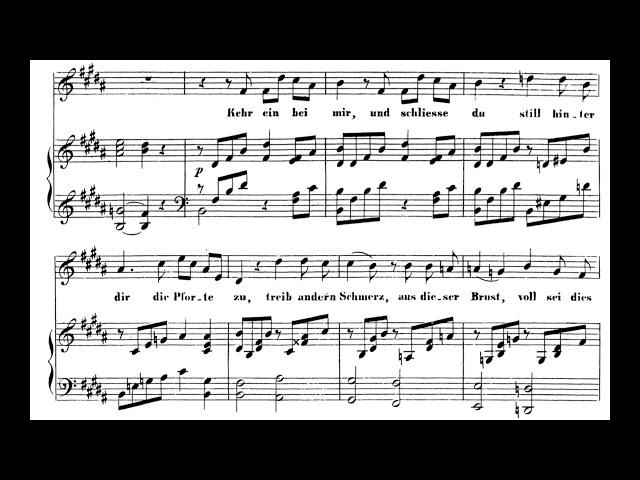 Du Bist die Ruh (F. Mendelssohn) Score Animation